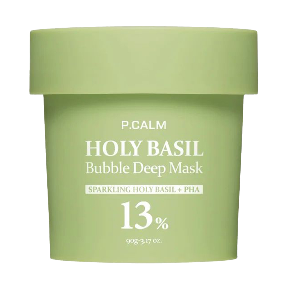 Бульбашкова маска для глибокого очищення пор P.Calm Holy Basil Bubble Deep Mask, 90 г