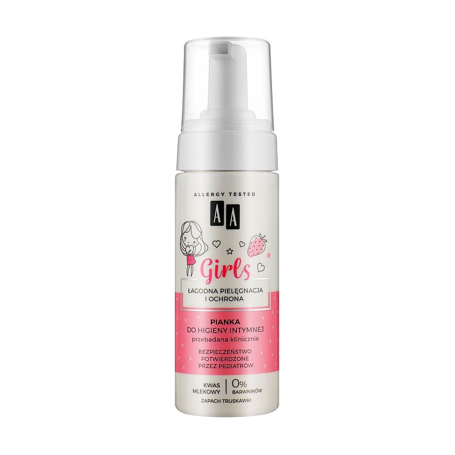 Пінка для інтимної гігієни AA Girls Intimate Hygiene Foam Полуниця, 150 мл